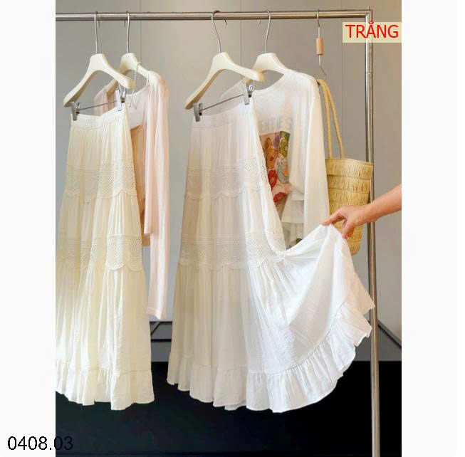 26HA0408.03 - CHÂN VÁY XẾP TẦNG ANNA