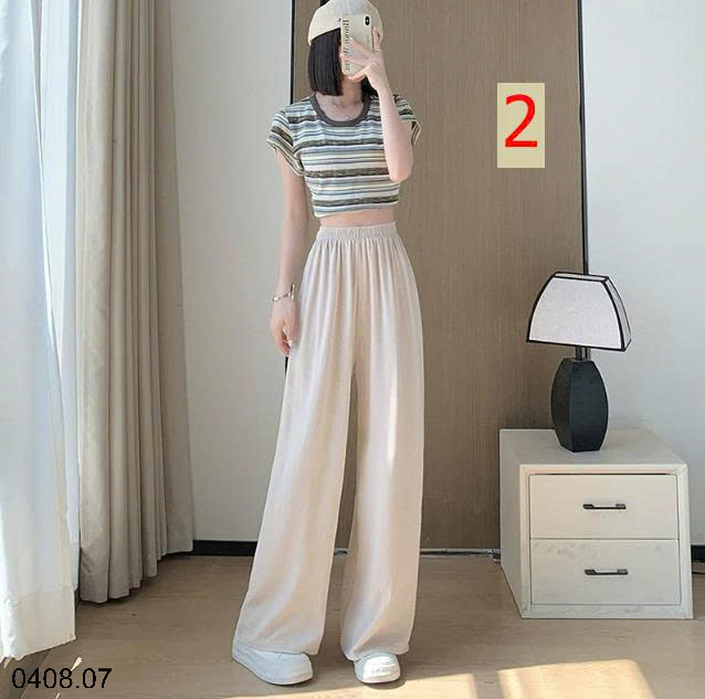 26HA0408.07 - QUẦN CHỐNG NẮNG ỐNG RỘNG NỮ