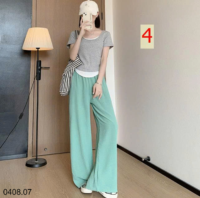 26HA0408.07 - QUẦN CHỐNG NẮNG ỐNG RỘNG NỮ