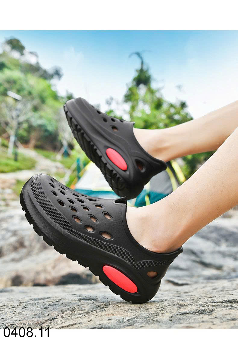 26HA0408.11 - GIÀY NAM ĐẾ DÀY LỖ THOÁNG KHÍ