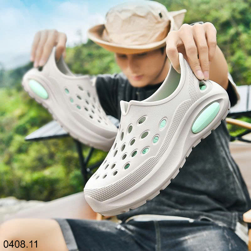 26HA0408.11 - GIÀY NAM ĐẾ DÀY LỖ THOÁNG KHÍ