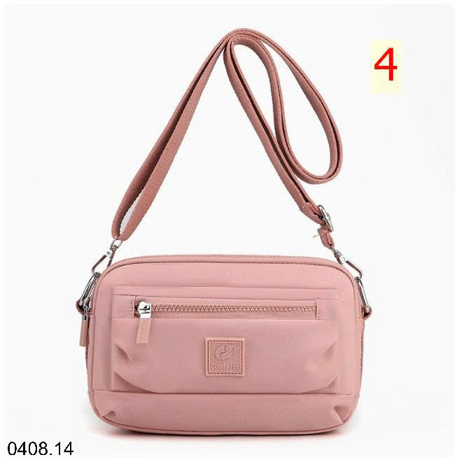 26HA0408.14 - TÚI ĐEO CHÉO VẢI DÙ HÃNG COLORFUL FOX