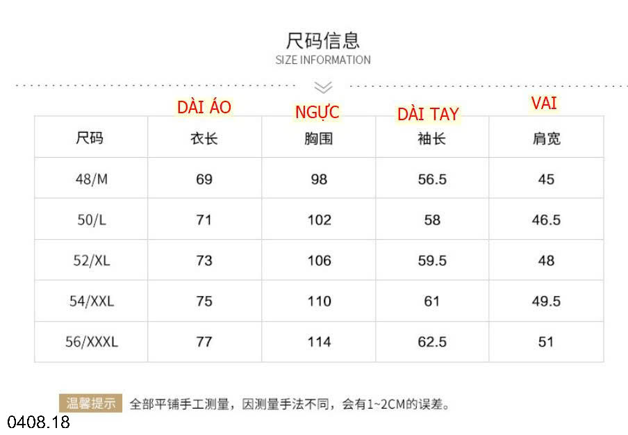 26HA0408.18 - POLO KẺ DÀI TAY CHO NAM