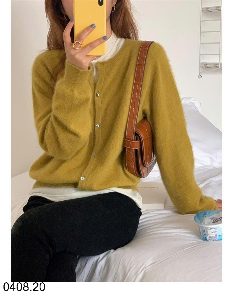 26HA0408.20 - ÁO LEN CARDIGAN NỮ