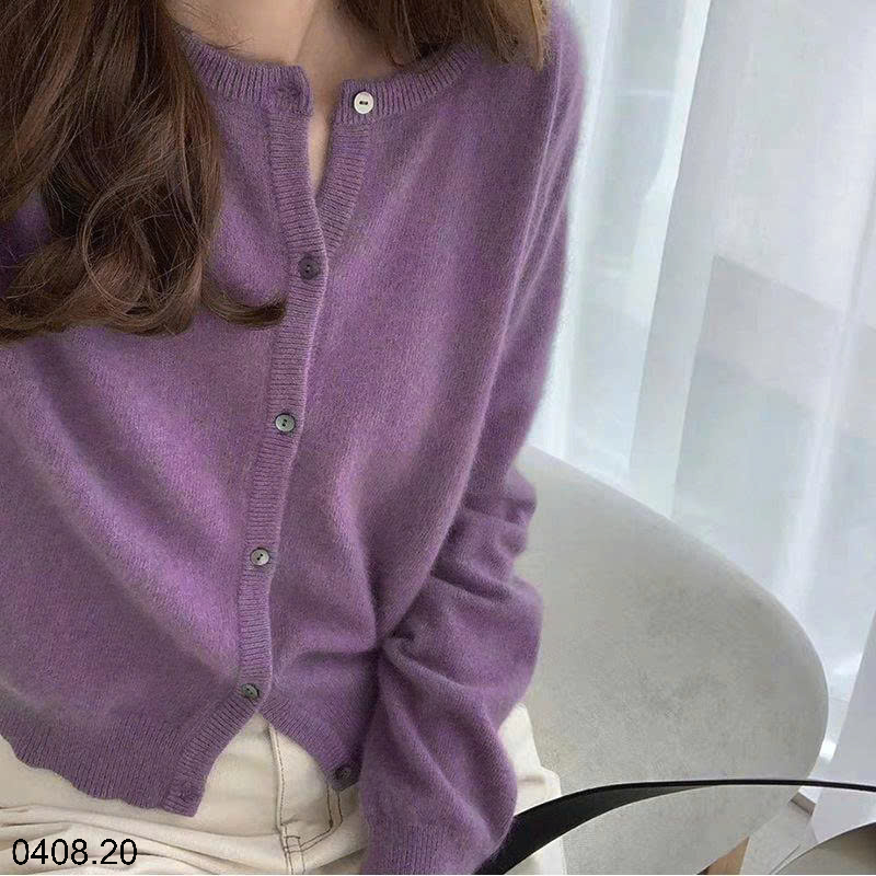 26HA0408.20 - ÁO LEN CARDIGAN NỮ