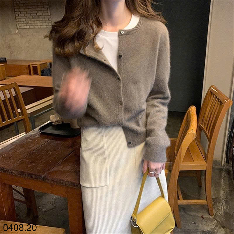 26HA0408.20 - ÁO LEN CARDIGAN NỮ