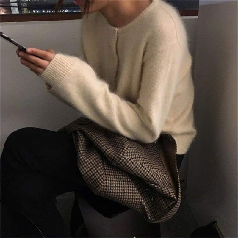 26HA0408.20 - ÁO LEN CARDIGAN NỮ