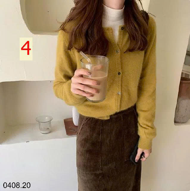 26HA0408.20 - ÁO LEN CARDIGAN NỮ