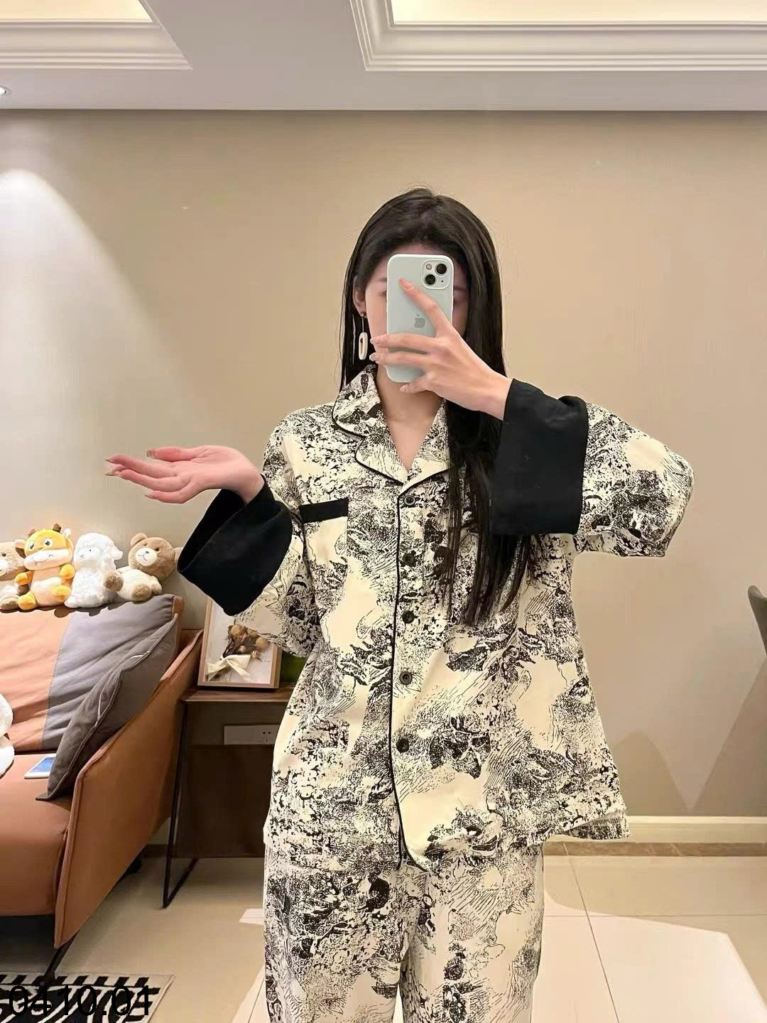 26HA0410.01 - BỘ PIZAMA DÀI TAY THU ĐÔNG