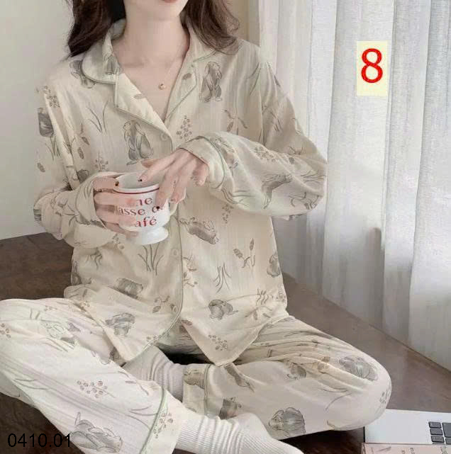 26HA0410.01 - BỘ PIZAMA DÀI TAY THU ĐÔNG