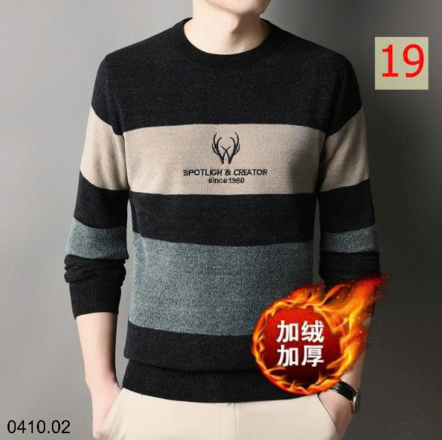 26HA0410.02 - ÁO LEN NAM TRUNG NIÊN LÓT LÔNG