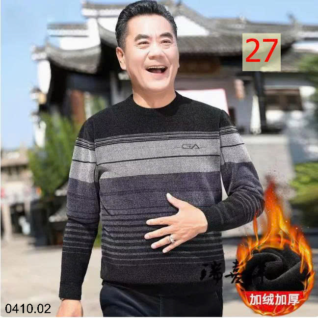 26HA0410.02 - ÁO LEN NAM TRUNG NIÊN LÓT LÔNG
