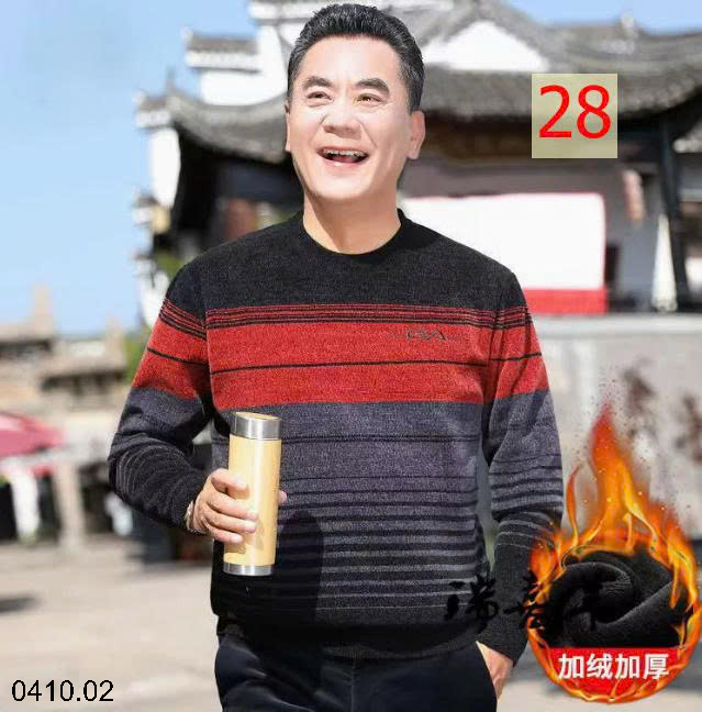 26HA0410.02 - ÁO LEN NAM TRUNG NIÊN LÓT LÔNG