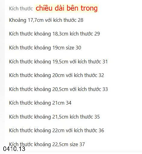 26HA0410.13 - GIÀY THỂ THAO CHO BÉ YÊU