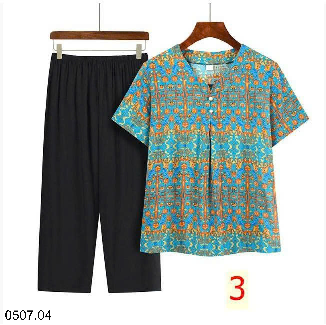 26HA0507.04 - BỘ HOA TRUNG NIÊN MẶC NHÀ CHO MẸ
