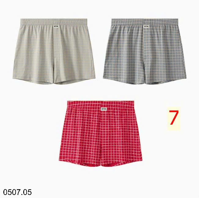 26HA0507.05 - SET 3 QUẦN KẺ SÀ LỎN NAM