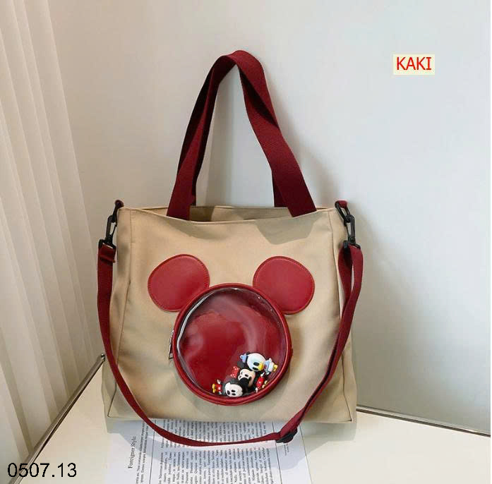 26HA0507.13 - TÚI TOTE HÌNH GẤU DỄ THƯƠNG