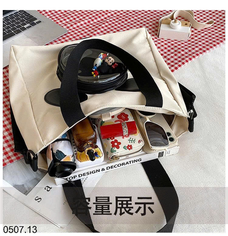 26HA0507.13 - TÚI TOTE HÌNH GẤU DỄ THƯƠNG