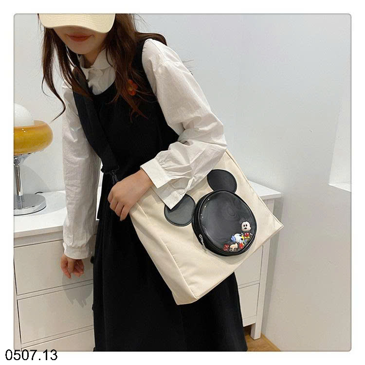 26HA0507.13 - TÚI TOTE HÌNH GẤU DỄ THƯƠNG