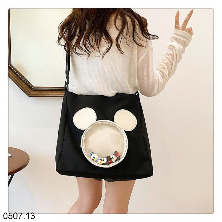 26HA0507.13 - TÚI TOTE HÌNH GẤU DỄ THƯƠNG
