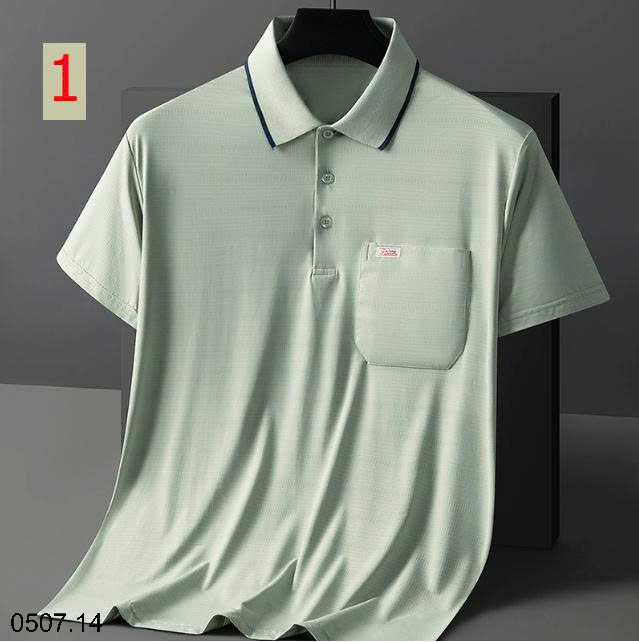 26HA0507.14 - ÁO LỤA BĂNG THÔNG HƠI CHO NAM