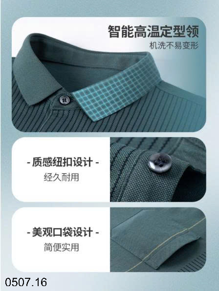 26HA0507.16 - ÁO POLO TRUNG NIÊN CHO BỐ