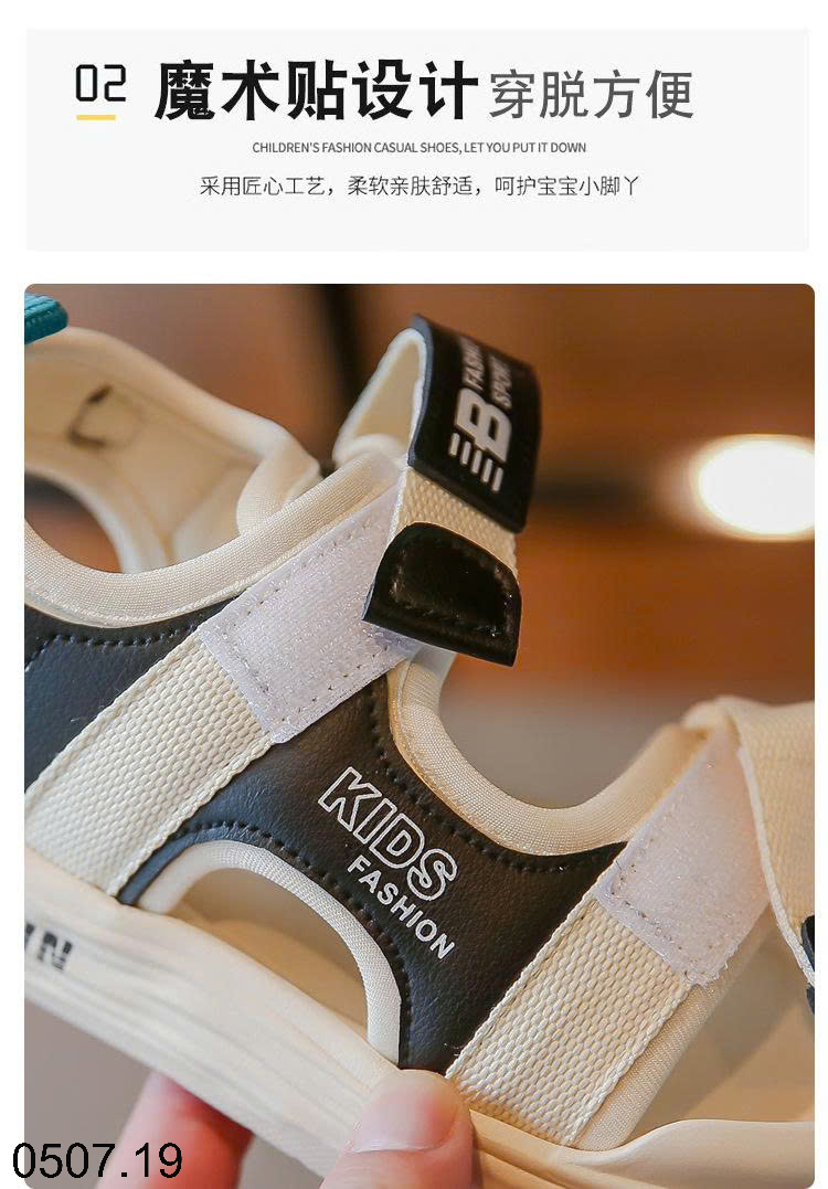 26HA0507.19 - SANDAL BÉ TRAI KIDS FASHION