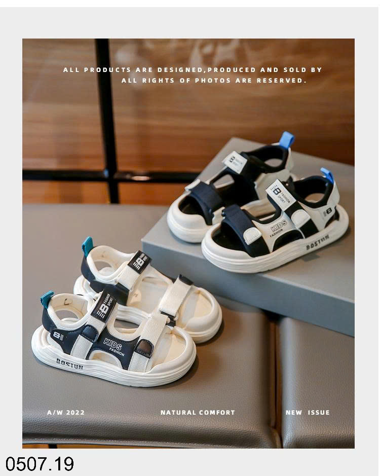 26HA0507.19 - SANDAL BÉ TRAI KIDS FASHION