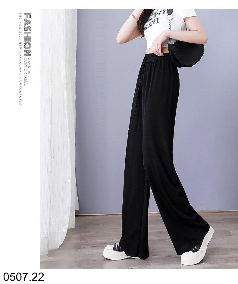 26HA0507.22 - SET 2 QUẦN THUN TĂM ỐNG RỘNG NỮ