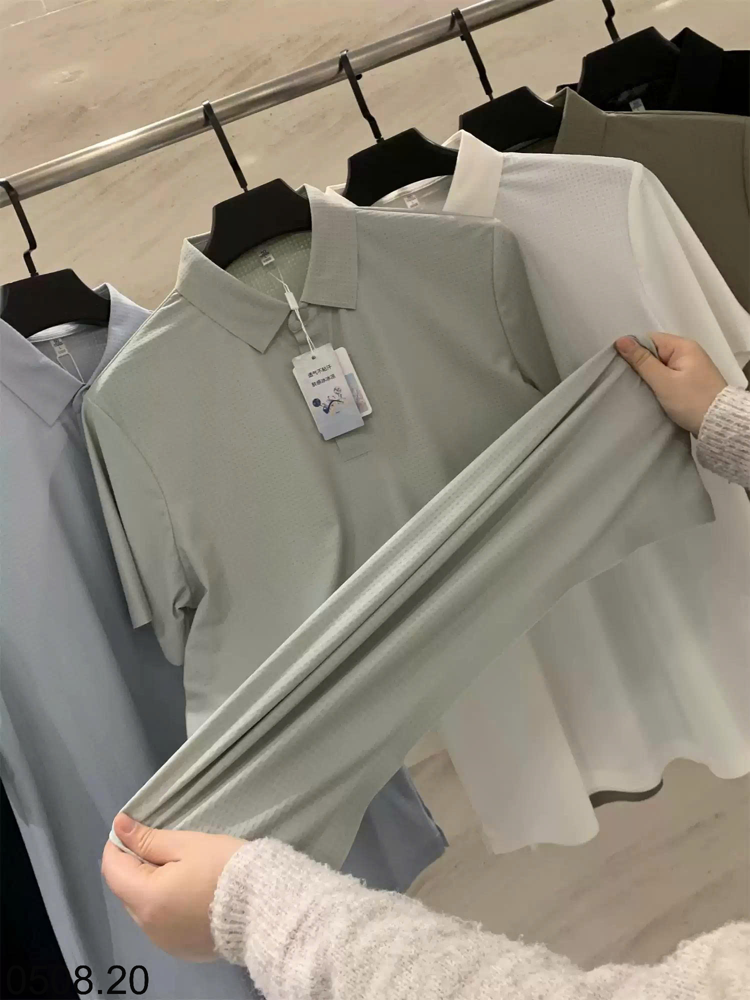 26HA0508.20 - ÁO POLO ICE SKIN NAM INBLUE
