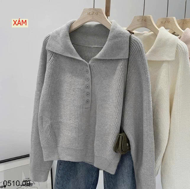 26HA0510.09 - ÁO LEN PHỐI CÚC QCCC