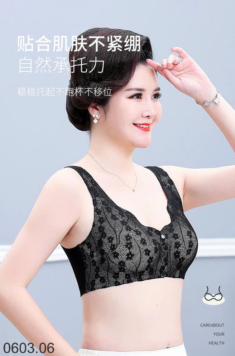 26HA0603.06 - ÁO BRA TRUNG NIÊN CÀI TRƯỚC