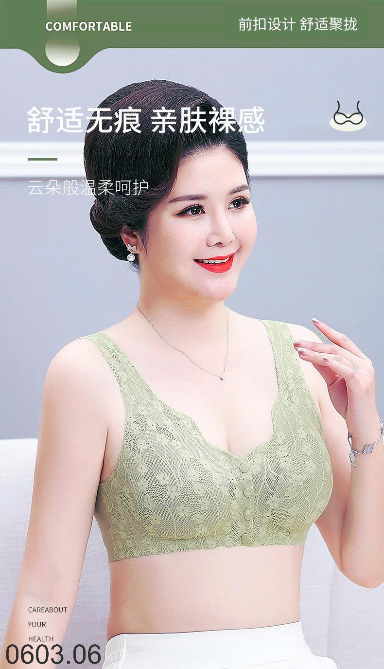26HA0603.06 - ÁO BRA TRUNG NIÊN CÀI TRƯỚC