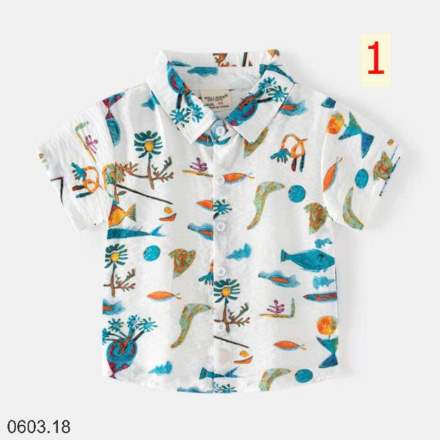 26HA0603.18 - BST SƠ MI ĐI BIỂN WELLKIDS