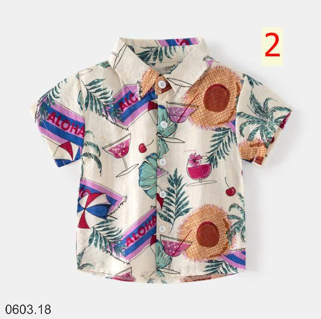 26HA0603.18 - BST SƠ MI ĐI BIỂN WELLKIDS