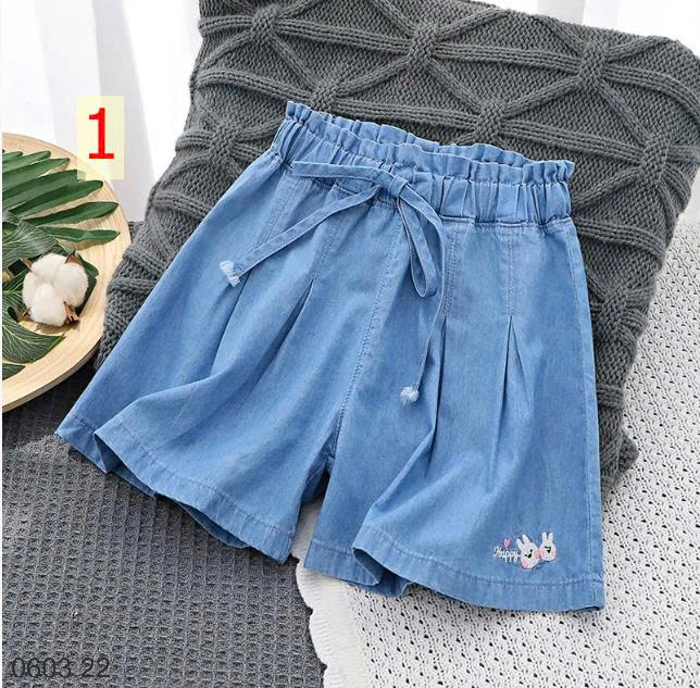 26HA0603.22 - QUẦN SHORT DENIM GIẤY BÉ