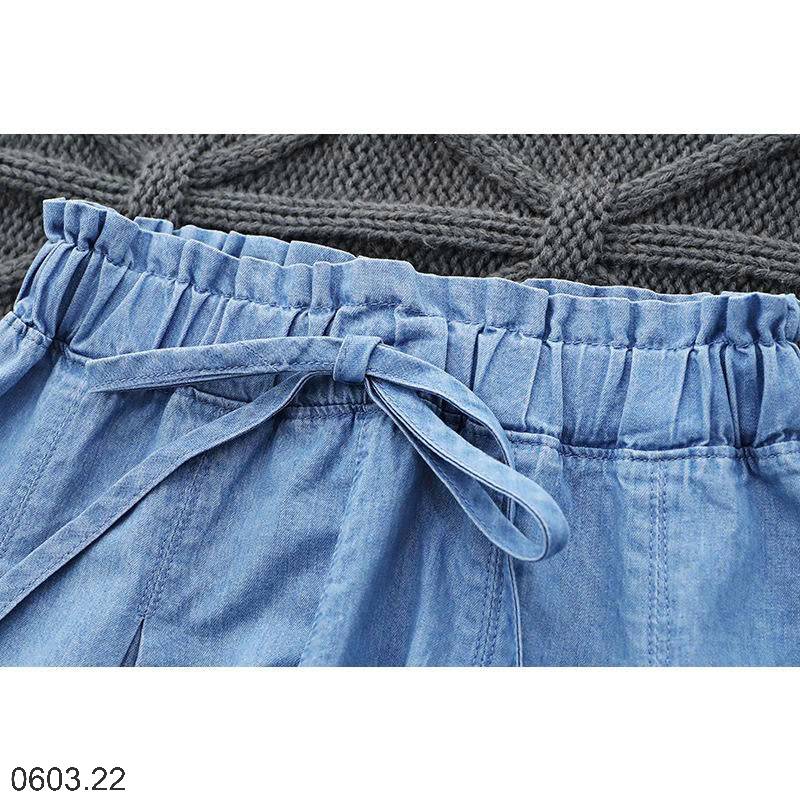 26HA0603.22 - QUẦN SHORT DENIM GIẤY BÉ