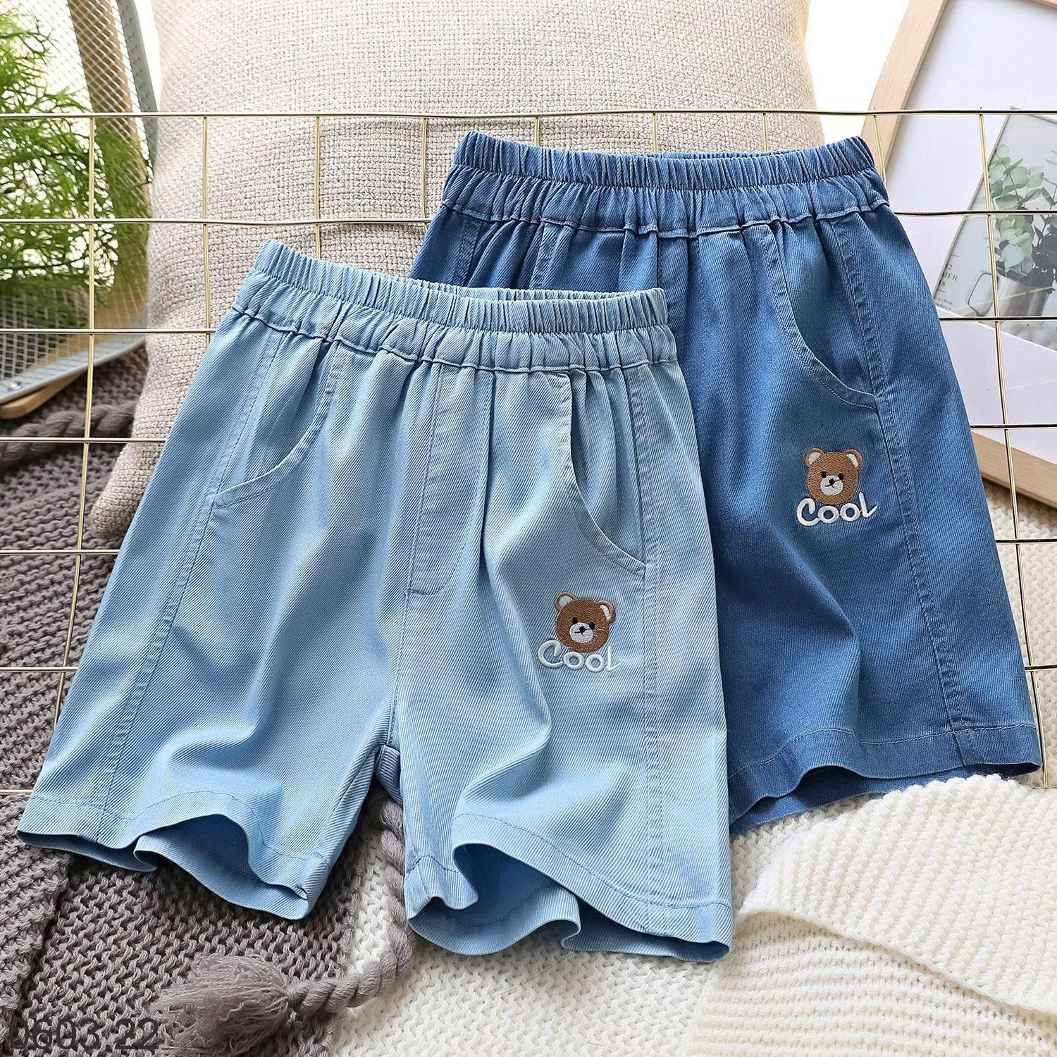 26HA0603.22 - QUẦN SHORT DENIM GIẤY BÉ
