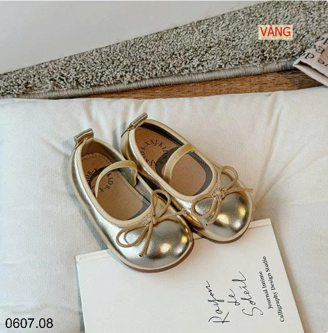26HA0607.08 - GIÀY BÚP BÊ NƠ BÉ GÁI