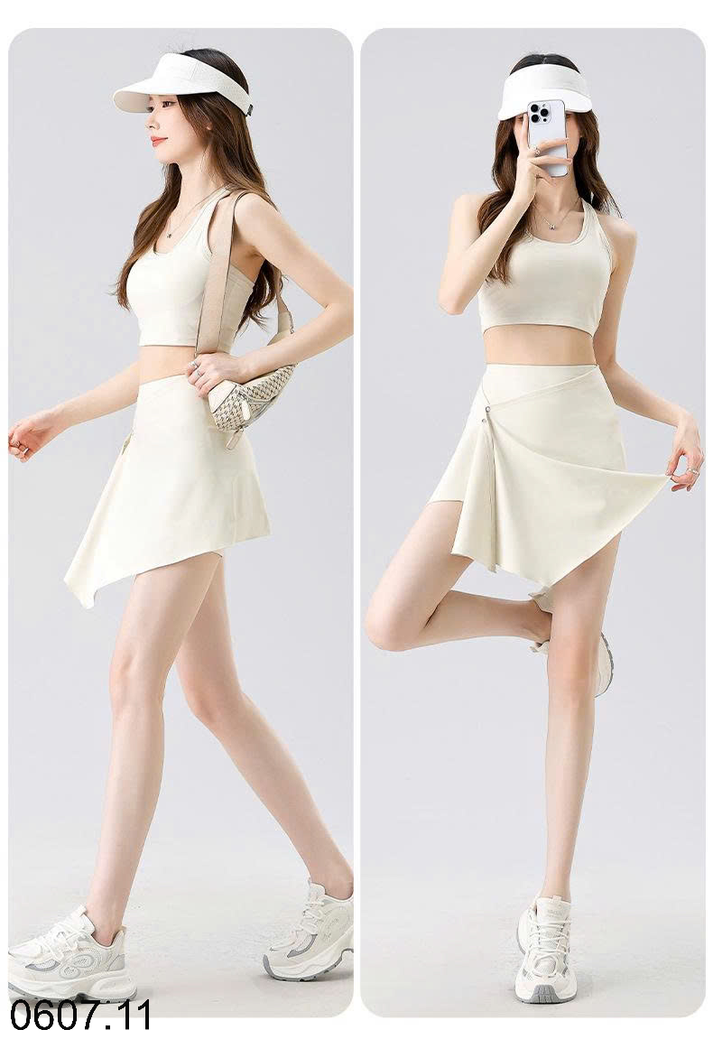 26HA0607.11 - QUẦN SHORT TẬP KÈM KHĂN