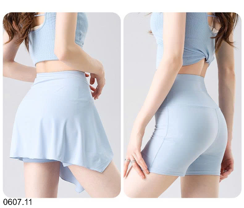26HA0607.11 - QUẦN SHORT TẬP KÈM KHĂN