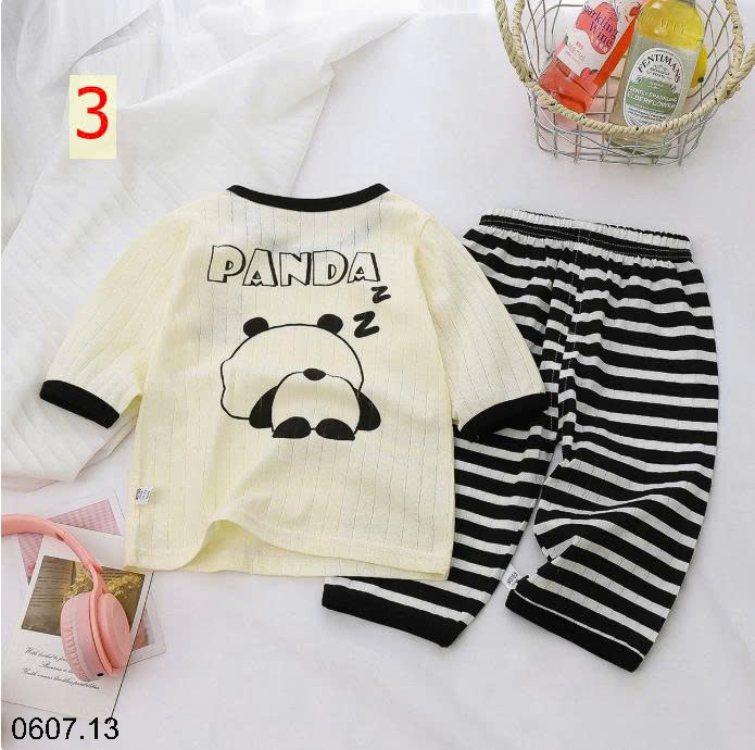 26HA0607.13 - BỘ DÀI TAY COTTON GIẤY CHO BÉ