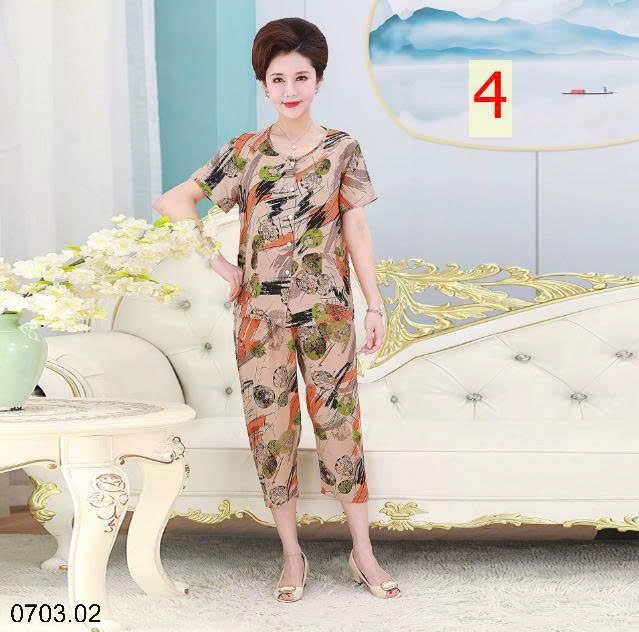 26HA0703.02 - BỘ LANH HOẠ TIẾT HOA TRUNG NIÊN