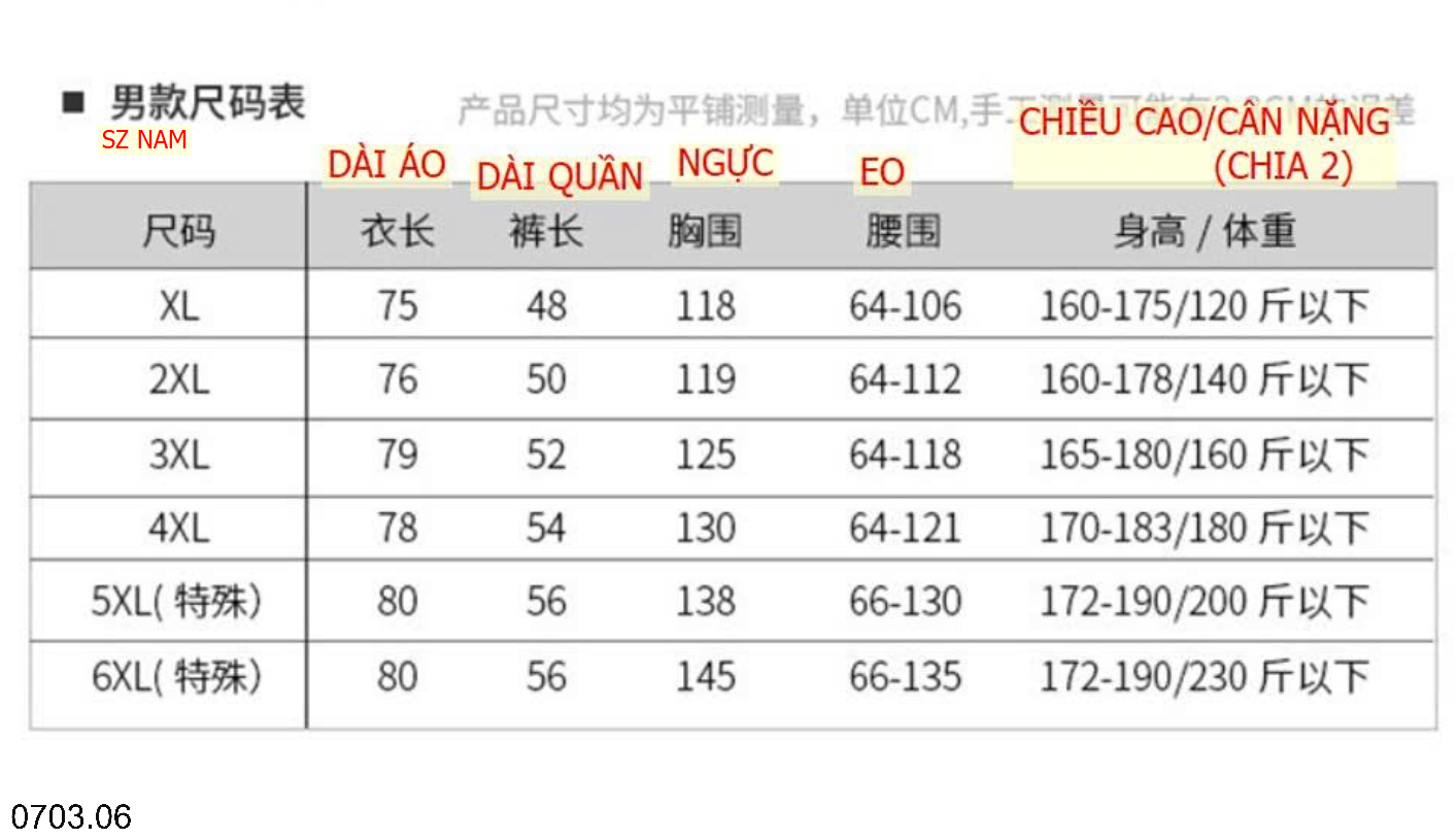 26HA0703.06 - BỘ TRỊ LIỆU MẶC NHÀ NAM NỮ