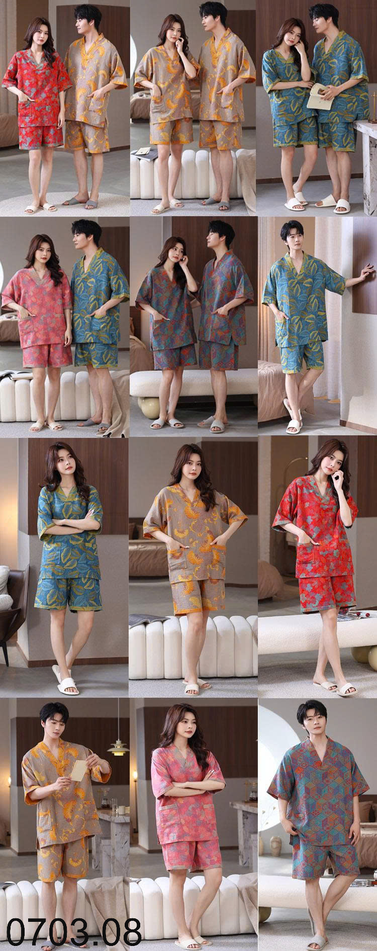 26HA0703.08 - BỘ ĐỒ XÔNG HƠI NAM NỮ