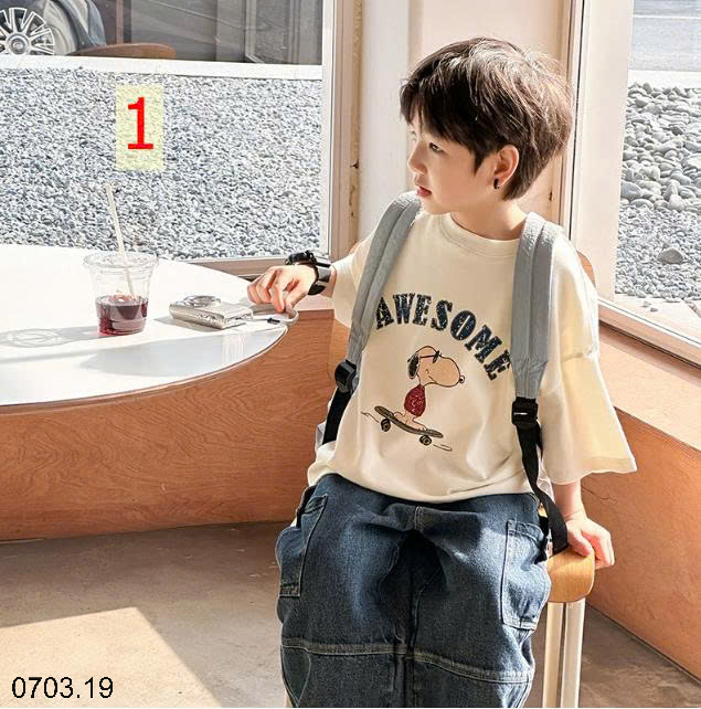 26HA0703.19 - ÁO COTTON AMBB BÉ TRAI