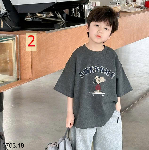 26HA0703.19 - ÁO COTTON AMBB BÉ TRAI
