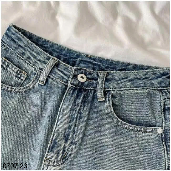 26HA0707.23 - SHORT JEAN BÒ 2 MÀU NỮ