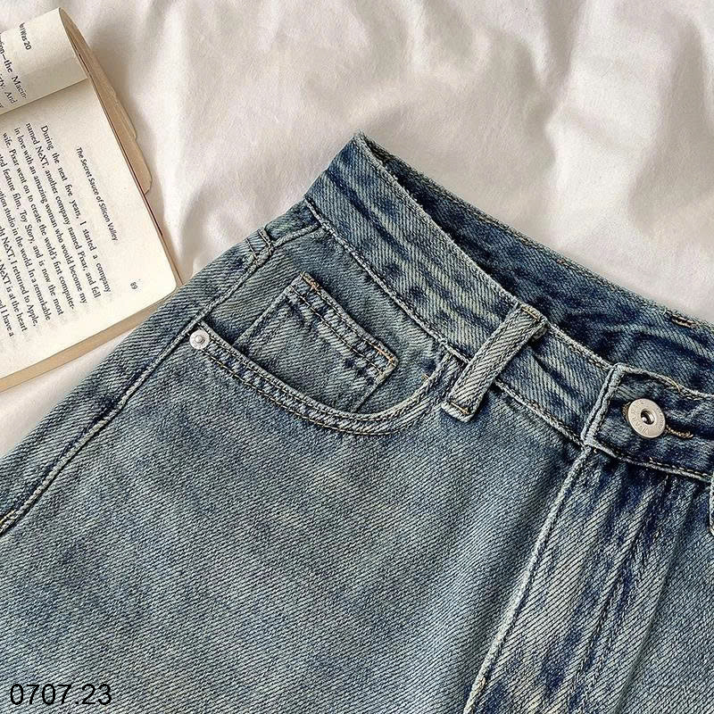 26HA0707.23 - SHORT JEAN BÒ 2 MÀU NỮ