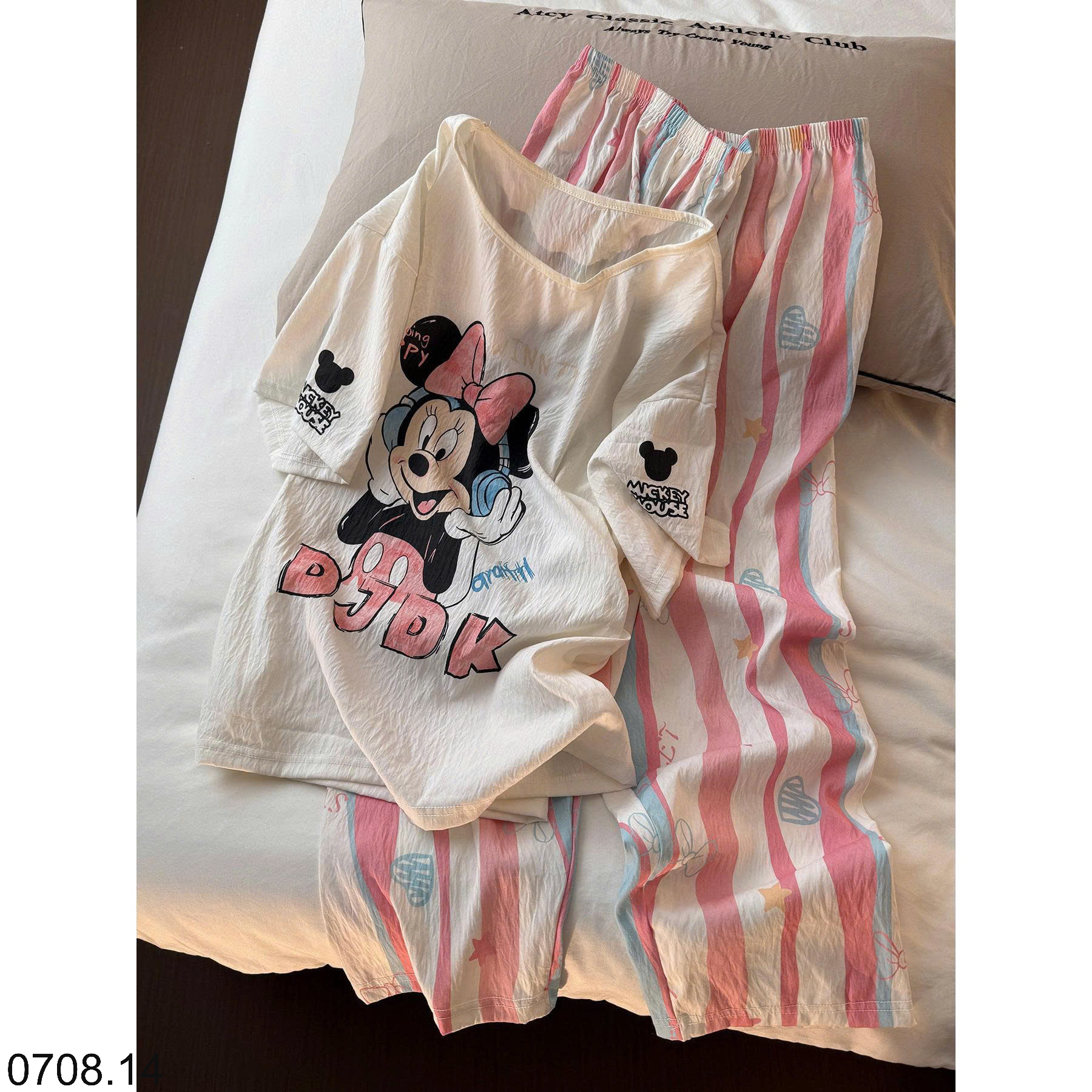 26HA0708.14 - BỘ HỒNG MICKEY DỄ THƯƠNG CHO NỮ